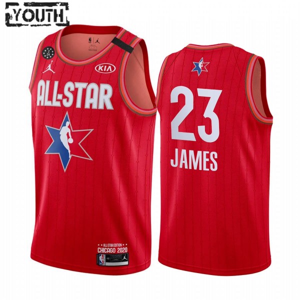NBA Los Angeles Lakers Trikot LeBron James 23 2020 All-Star Jordan Brand Rot Swingman - Kinder NBA Los Angeles Lakers Trikot LeBron James 23 2020 All-Star Jordan Brand Rot Swingman - Kinder